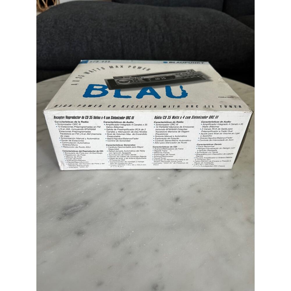 NIB Blaupunkt High-Power CD Receiver with ORC III Tuner - Picture 2 of 8